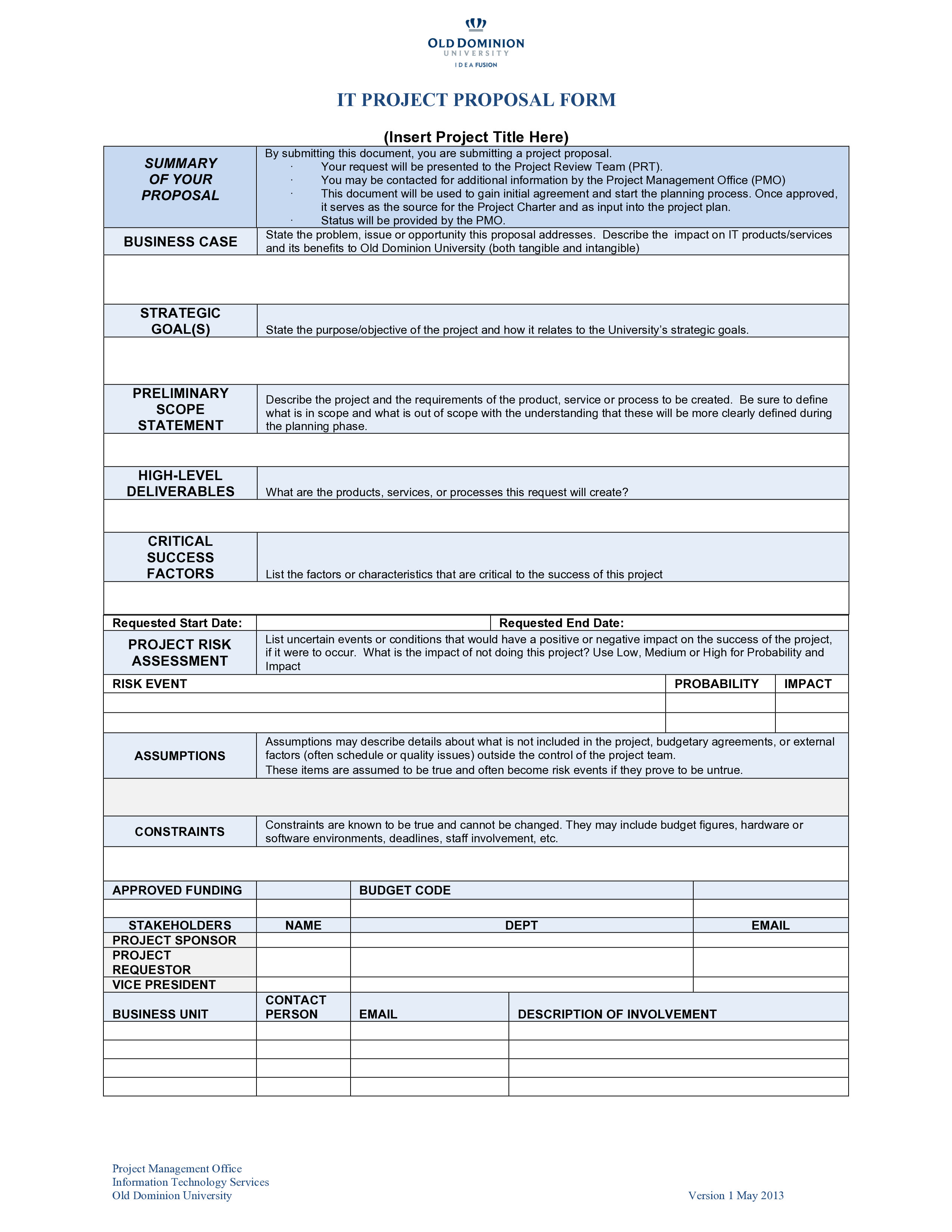 Technology Impact Project Proposal Template For Effective Project technology-impact-project-proposal-template-for-effective-project
