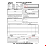 Waggoner Fillable Waybill example document template