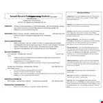 Engineering Student Curriculum Vitae - Gain Valuable Experience | Bowling Green, Kentucky example document template 