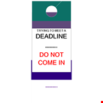 Door Hanger Template - Create Professional Door Hangers Instantly example document template
