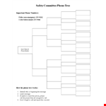Phone Tree Template - Easily Communicate Safety Messages with Phone Tree example document template