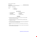 High School Student Resume Template example document template