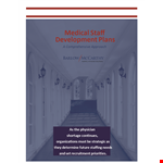 Medical Staff Development Plan example document template