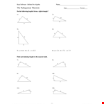 Master Pythagorean Theorem with Our Software - Download Worksheets Now example document template