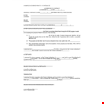 Contract Amendment & Addendum | Buyer & Seller Agreement example document template
