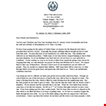 Free Family Christmas Letter Template | Share Your Joyful Moments with Children, Their Benefactors example document template