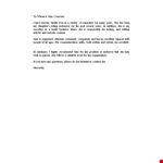 Excellent Recommendation Letter Template from Manager | Years of Experience & Concern example document template