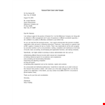 General Clerical example document template