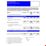 Customer Loyalty Survey Template example document template