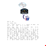 Help Fight Cancer in Our Village with a Business Donation | Seascape example document template 