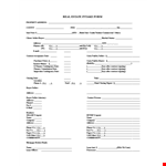 Real Estate Intake Form Template example document template