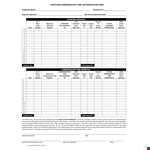 Overtime Compensatory Time Authorization Form example document template