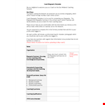 Coach Biography Template example document template