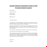 Graphic designer cover letter example document template