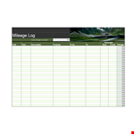 Track Your Mileage with Our Easy Mileage Log Template example document template