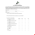 Exit Interview Form for School Positions - Faribault District | Questionnaire, Comments example document template 