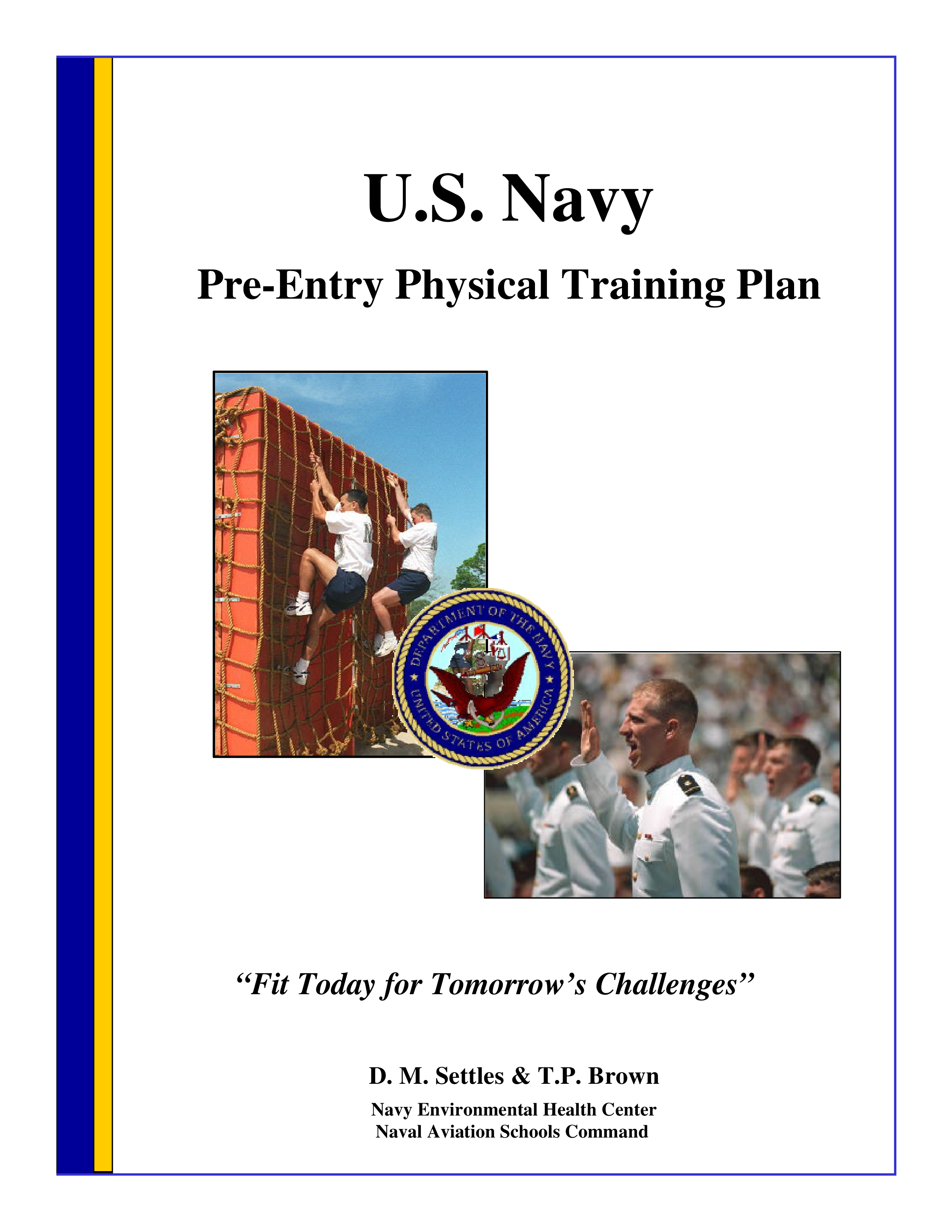 Navy Pre Entry Physical Training Plan