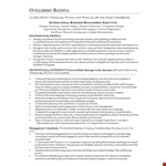 Resume For International Business Management Executive example document template