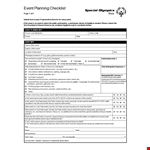 Event Planning Template - Simplify Your Event Organization example document template
