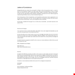 Condolence Letter - Offering Condolences to the Family | Please Accept Our Deepest Regards example document template