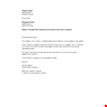 Landlord Tenant Complaint Letter example document template 