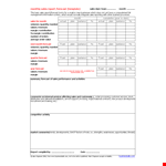 Monthly Sales Report Template example document template
