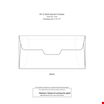 Envelope Templates - High-Quality Designs for Professional and Personal Use example document template 