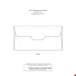 Envelope Templates - High-Quality Designs for Professional and Personal Use example document template