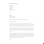 Scholarship Letter Of Interest Format example document template 