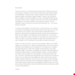 Create the Perfect Love Letter with our Love Letter Template example document template