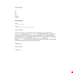 Farewell Email Template - A Subject for Organized and Heartfelt Farewells example document template 