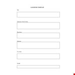 Simple Lab Report Template - Organize Your Findings and Validate Your Hypothesis example document template