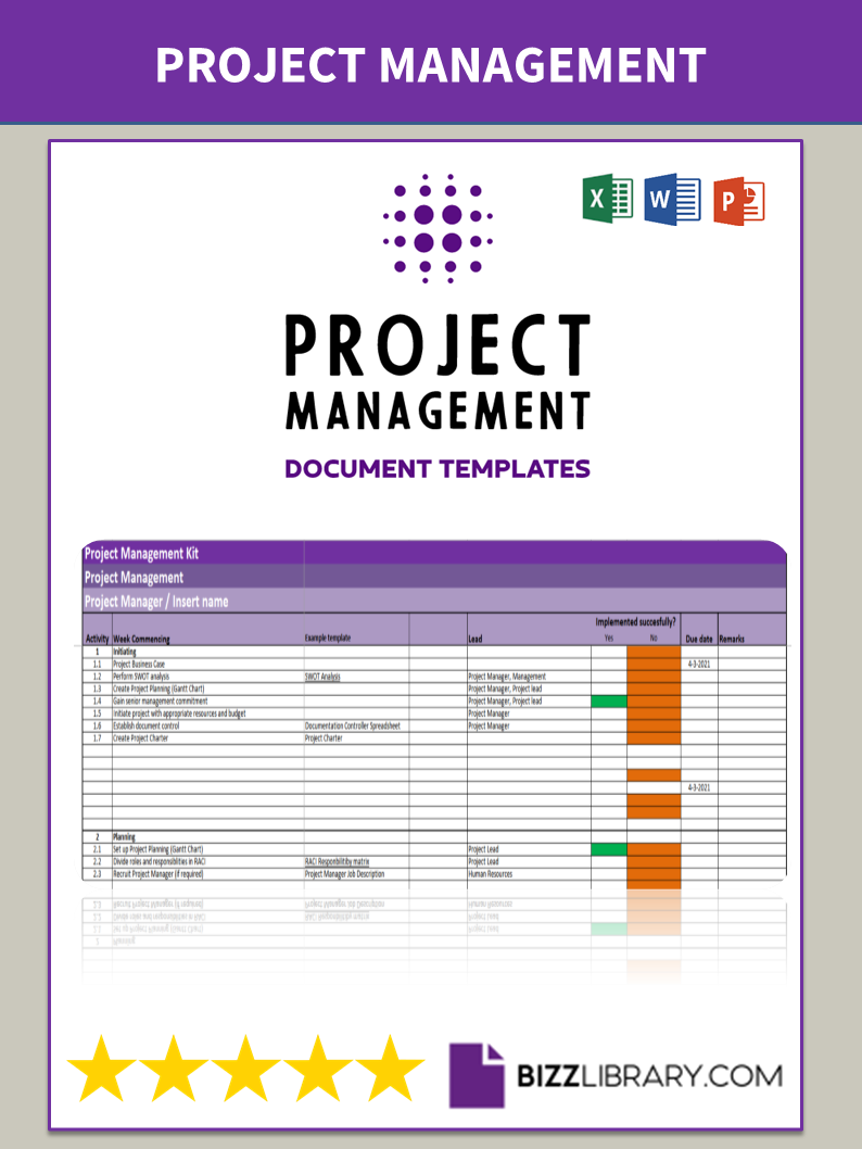 project management templates template