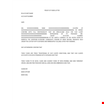 Proof of Funds Letter Template - Get the Perfect Format Today example document template