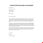 Senior Accountant cover letter example document template