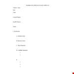 Crafting an Informative Speech Outline: Tips and Strategies example document template