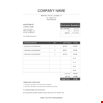 Contractor Quotation Template for Company | Get a Detailed Quotation for Your Project | Lorem Ipsum example document template