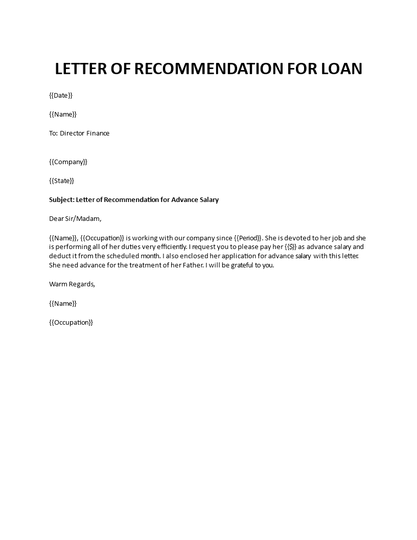 letter-of-recommendation-for-advance-salary