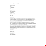 Resignation Thank You Letter To Boss example document template