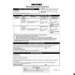Change Direct Deposit with a Worker: Download Template example document template 
