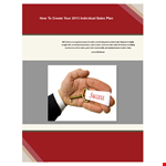Effective Sales Plan Template for Accounts - Streamline Your Sales Efforts example document template