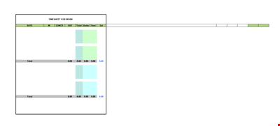 Download Total Timesheet Template - Manage Your Work Hours with Ease