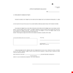 Obtain Independent Legal Advice for Liability Action: Independent Legal Advice Letter example document template