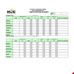 Employee Payroll Sign In Sheet Template example document template