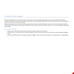 Project Management To Do List Template | Streamline Projects Efficiently example document template 