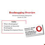 Download Product Roadmap Template for Effective Product Strategy & Technology Planning example document template