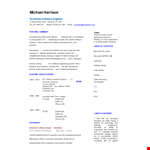 Software Engineering Job Resume example document template