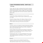 Effective Soap Note Template for Streamlined Treatment and Notes: Get Information and Examples. example document template