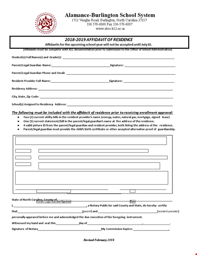 Get a Legal Proof of Residency Letter for Parents or Guardians