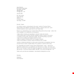 Customer Service Representative example document template